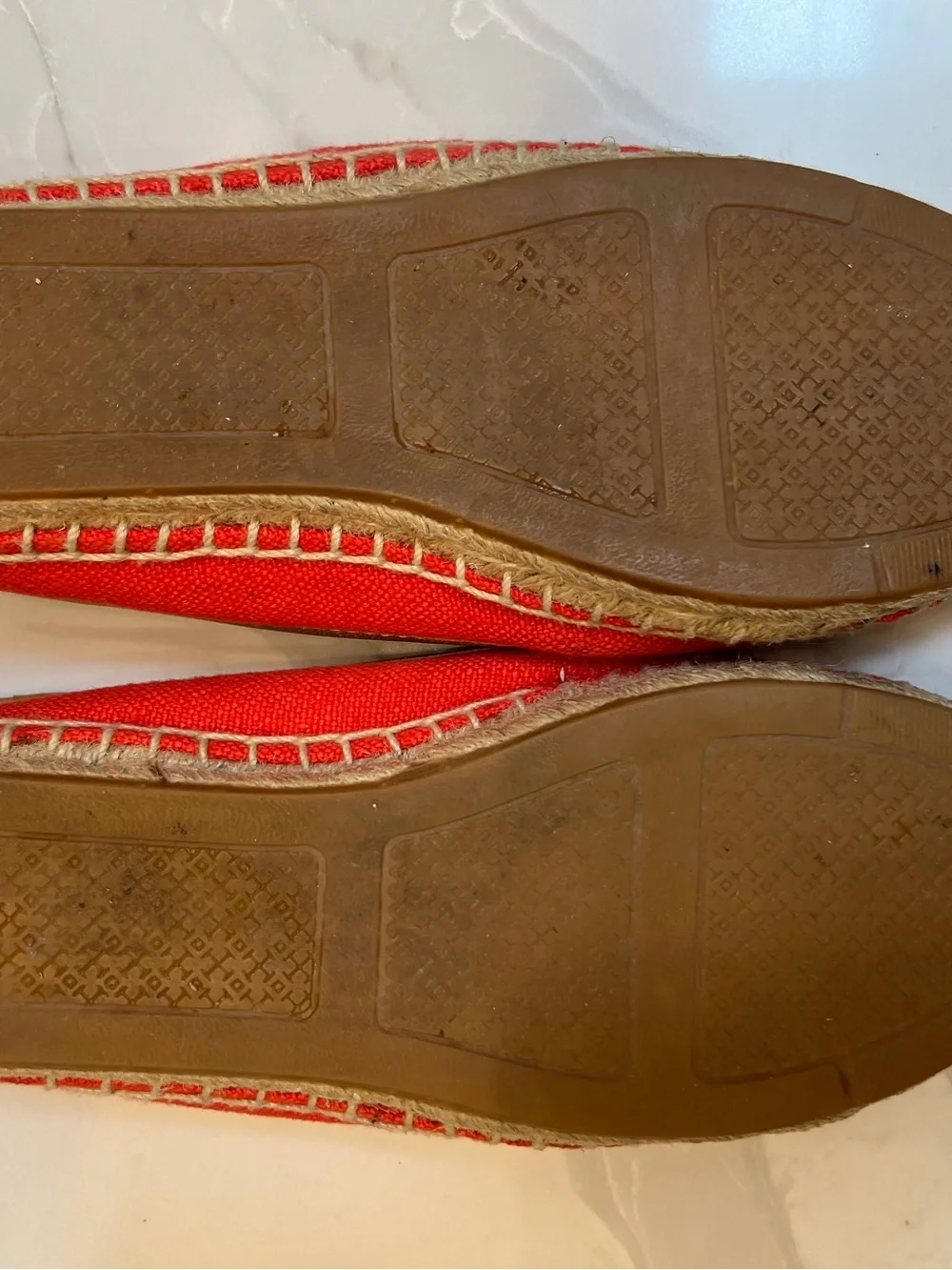 Tory Burch Coco Applique Espadrille Calf Hair Flats 8.5 EUC - Picture 9 of 9